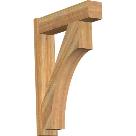 Ekena Millwork Westlake Block Rough Sawn Outlooker, Western Red Cedar, 8"W x 32"D x 44"H OUT08X32X44WTL05RWR
